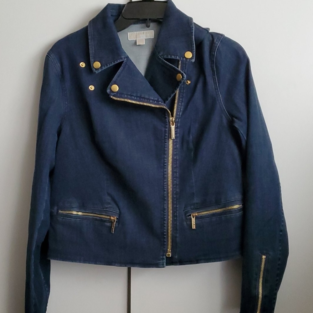 NWOT  Michael Kors denim jacket - sz m